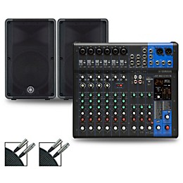 Yamaha MG12XUK Mixer with Yamaha DBR Speakers 12" Mains