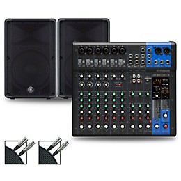 Yamaha MG12XUK Mixer with Yamaha DBR Speakers 15" Mains