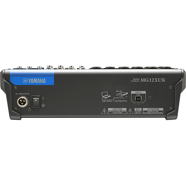 YAMAHA MG12XUK DJミキサー Amazon | Yamaha MG12XU 12-Input 4-Bus Mixer with Effects by