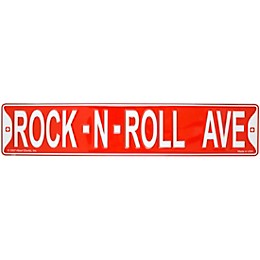 AIM Rock-N-Roll Avenue Street Sign