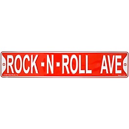 AIM Rock-N-Roll Avenue Street Sign