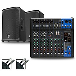 Yamaha MG12XUK Mixer With Electro-Voice EKX Speakers 12" Mains