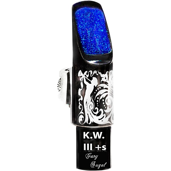 Sugal KW III + s Laser Enhanced Black Hematite Tenor Saxophone Mouthpiece 8*