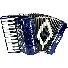SofiaMari SM 3472 34 Piano 72 Bass Button Accordion Dark Blue