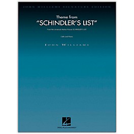 Hal Leonard Theme from Schindler's List for Cello and Piano John Williams Signature Edition