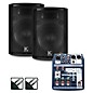 Soundcraft Notepad12FX Mixer and Kustom HiPAC Speakers 12" Mains thumbnail