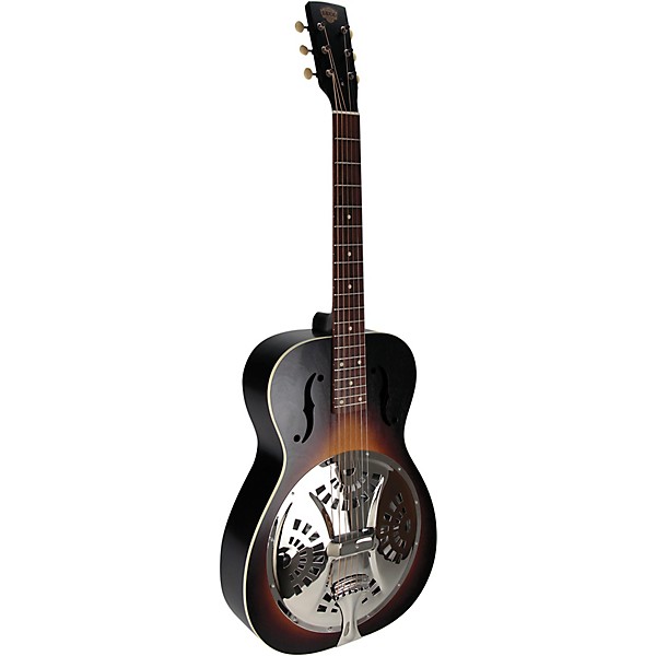Beard Guitars Deco Phonic Model 27 Roundneck Acoustic-Electric Resonator Guitar Vintage Sunburst