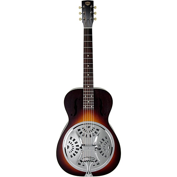 Beard Guitars Deco Phonic Model 27 Roundneck Acoustic-Electric Resonator Guitar Vintage Sunburst