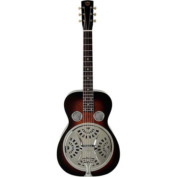 Beard Guitars Deco Phonic Model 37 Squareneck Acoustic-Electric Resonator Guitar Vintage Sunburst