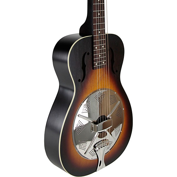 Beard Guitars Deco Phonic Model 47 Squareneck Left-Handed Resonator Guitar Vintage Sunburst