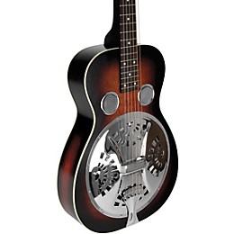 Beard Guitars Deco Phonic Model 37 Squareneck Left-Handed Acoustic-Electric Resonator Guitar Vintage Sunburst