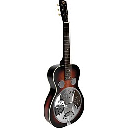Beard Guitars Deco Phonic Model 37 Squareneck Left-Handed Acoustic-Electric Resonator Guitar Vintage Sunburst