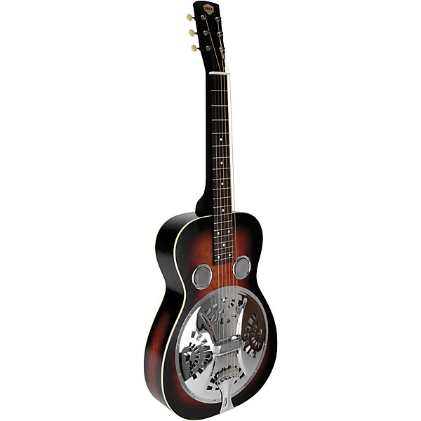Beard Guitars Deco Phonic Model 37 Squareneck Left-Handed Acoustic-Electric Resonator Guitar Vintage Sunburst