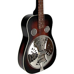 Beard Guitars Deco Phonic Model 57 Squareneck Left-Handed Acoustic-Electric Resonator Guitar Vintage Sunburst