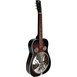 Beard Guitars Deco Phonic Model 57 Squareneck Left-Handed Acoustic-Electric Resonator Guitar Vintage Sunburst
