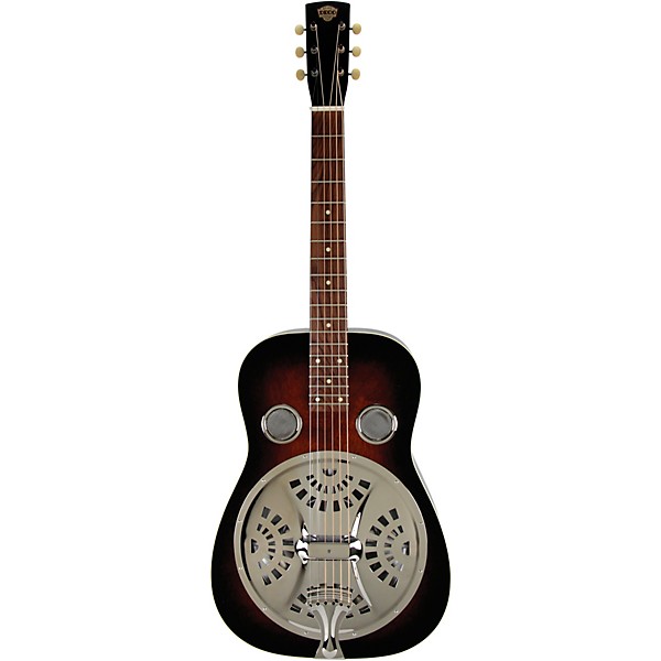 Beard Guitars Deco Phonic Model 57 Squareneck Left-Handed Acoustic-Electric Resonator Guitar Vintage Sunburst