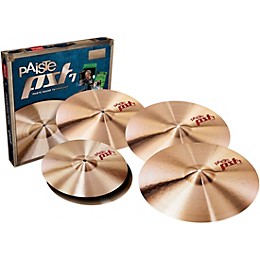 Open Box Paiste PAISTE PST7 UNIVERSAL CYMBAL SET W/FREE 16" 170US16 Level 2 14, 16, 18 and 20 in. 190839809582