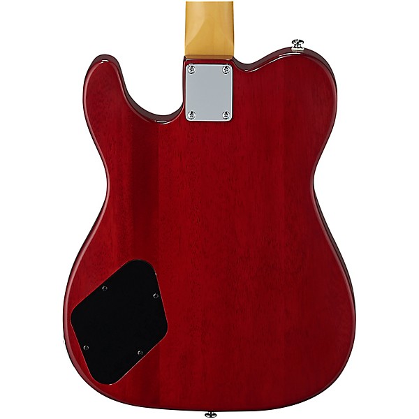 G&L Tribute ASAT Junior II Electric Guitar Brazilian Cherry Fingerboard Trans Red