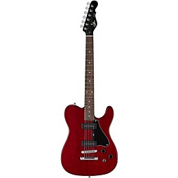 G&L Tribute ASAT Junior II Electric Guitar Brazilian Cherry Fingerboard Trans Red