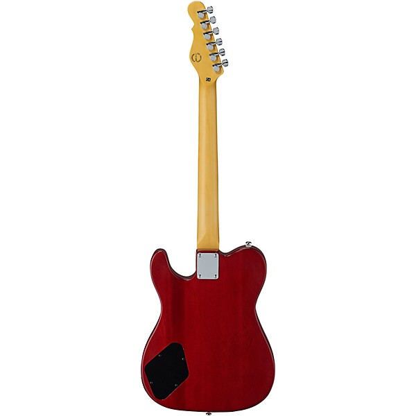 G&L Tribute ASAT Junior II Electric Guitar Brazilian Cherry Fingerboard Trans Red