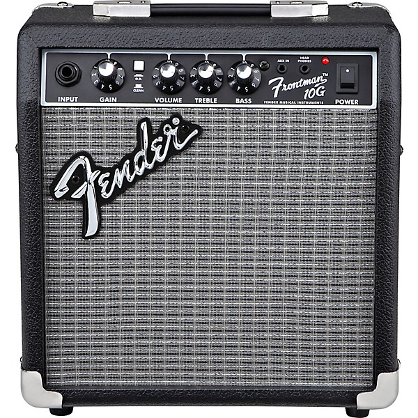 Fender Frontman 10G 10W Guitar Combo Amp With 20' Instrument Cable