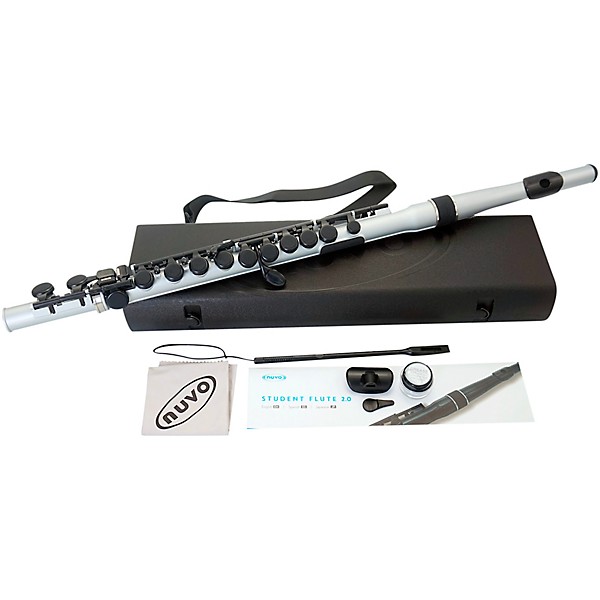 Nuvo Student Flute 2.0 Silver/Black