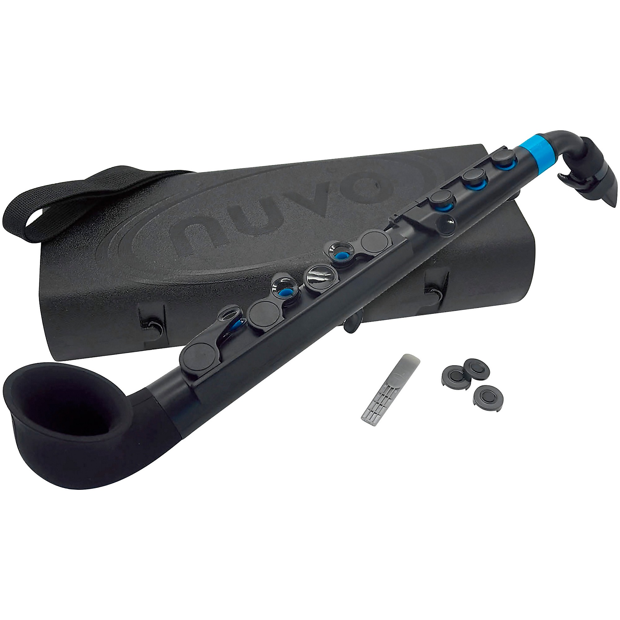 Nuvo jSax 2.0 Plastic Saxophone Black/Blue | Guitar Center