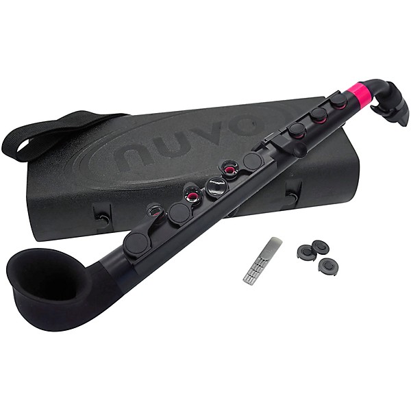 Nuvo jSax 2.0 Plastic Saxophone Black/Pink