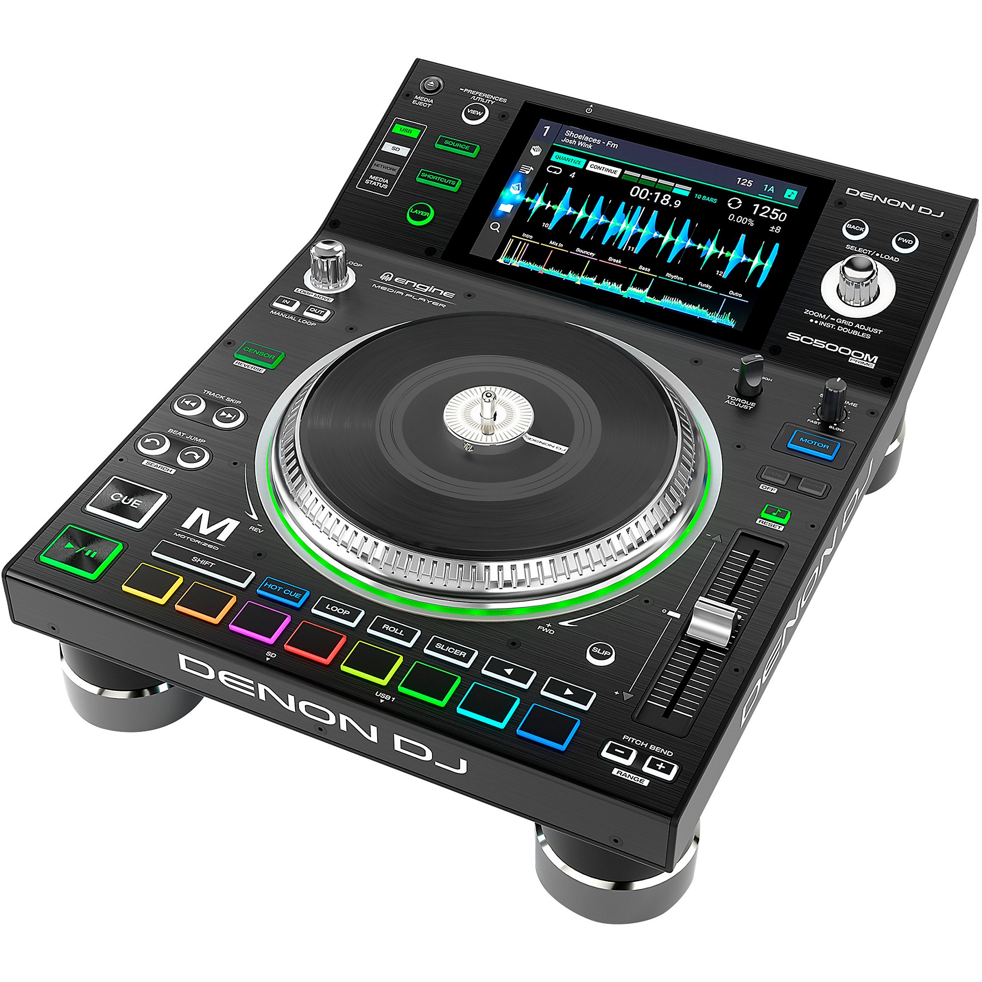 Denon DJ SC5000M Prime Professional Motorized DJ Media