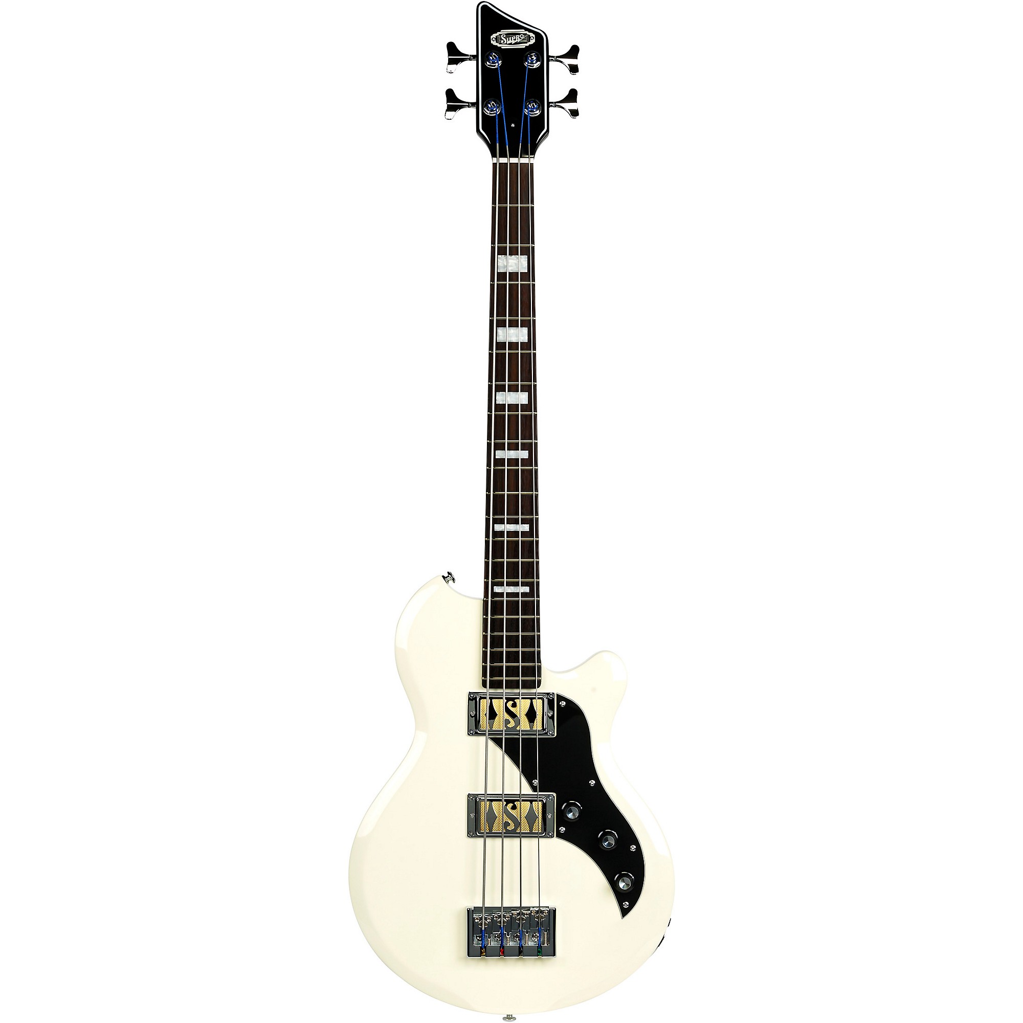 Supro Huntington II スプロ エレキベース Supro Huntington II Electric Bass Antique White | Guitar Center