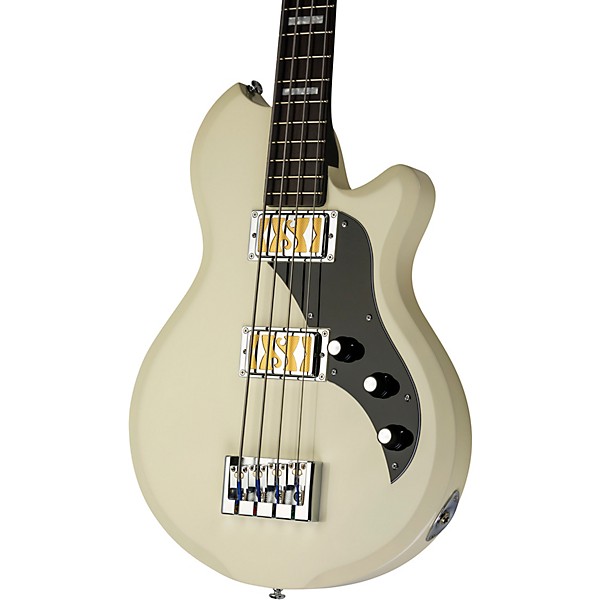 Supro Huntington II Electric Bass Antique White | Guitar Center
