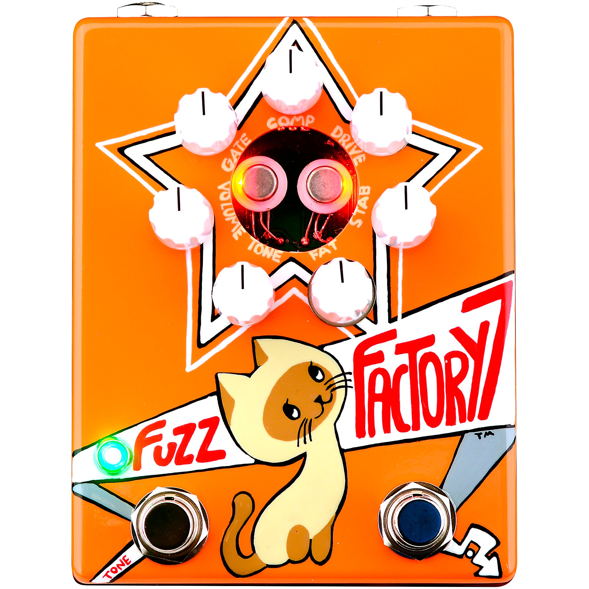 ZVEX Fuzz Factory 7 Russian トランジスタ ZVEX Russian Fuzz Factory 7 Fuzz Effects Pedal | Guitar Center