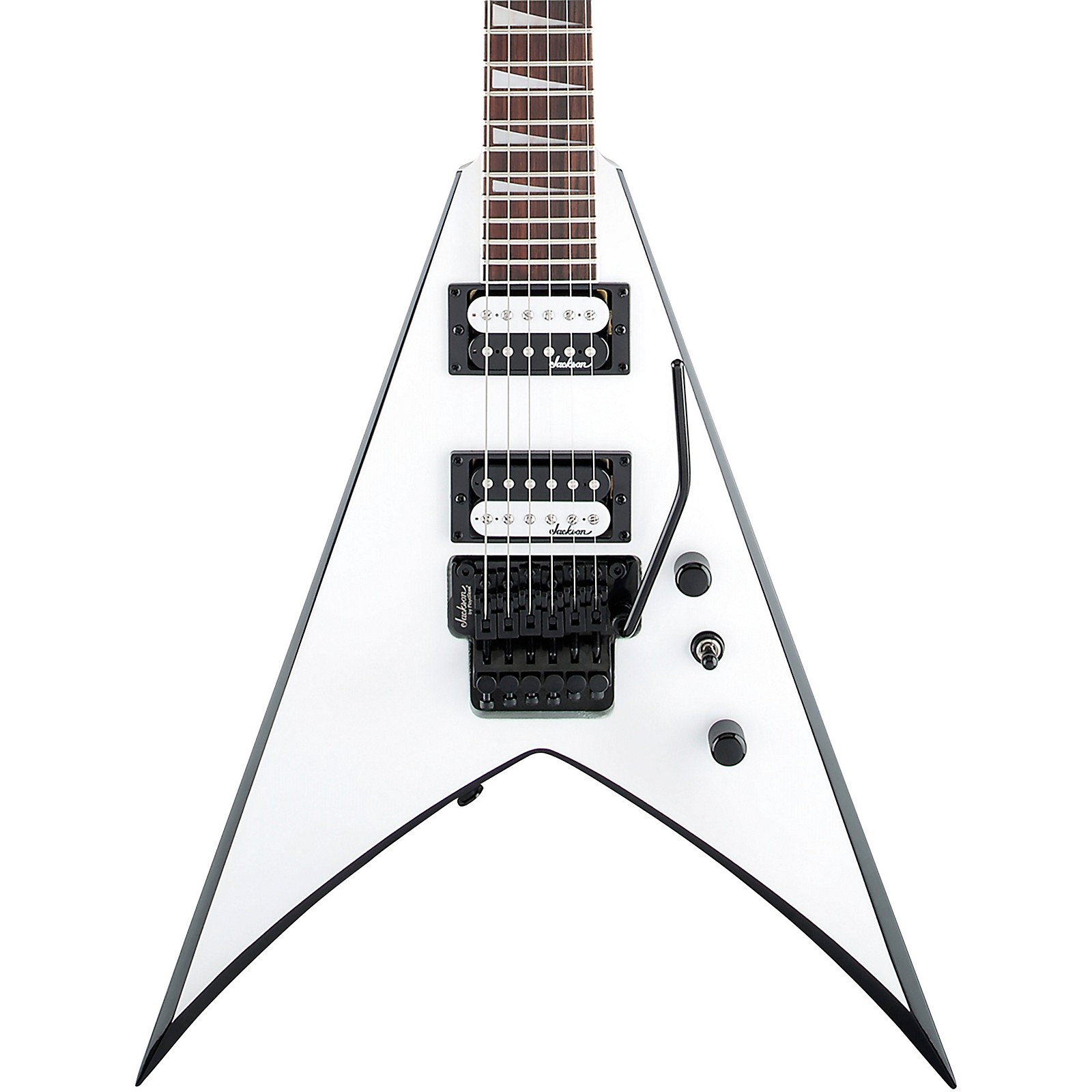 Jackson JS Series King V JS32 Electric Guitar White with Black