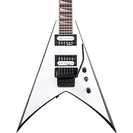 Jackson JS Series King V JS32 Electric Guitar Black Jackson JS Series King V JS32 Electric Guitar White with Black Bevels