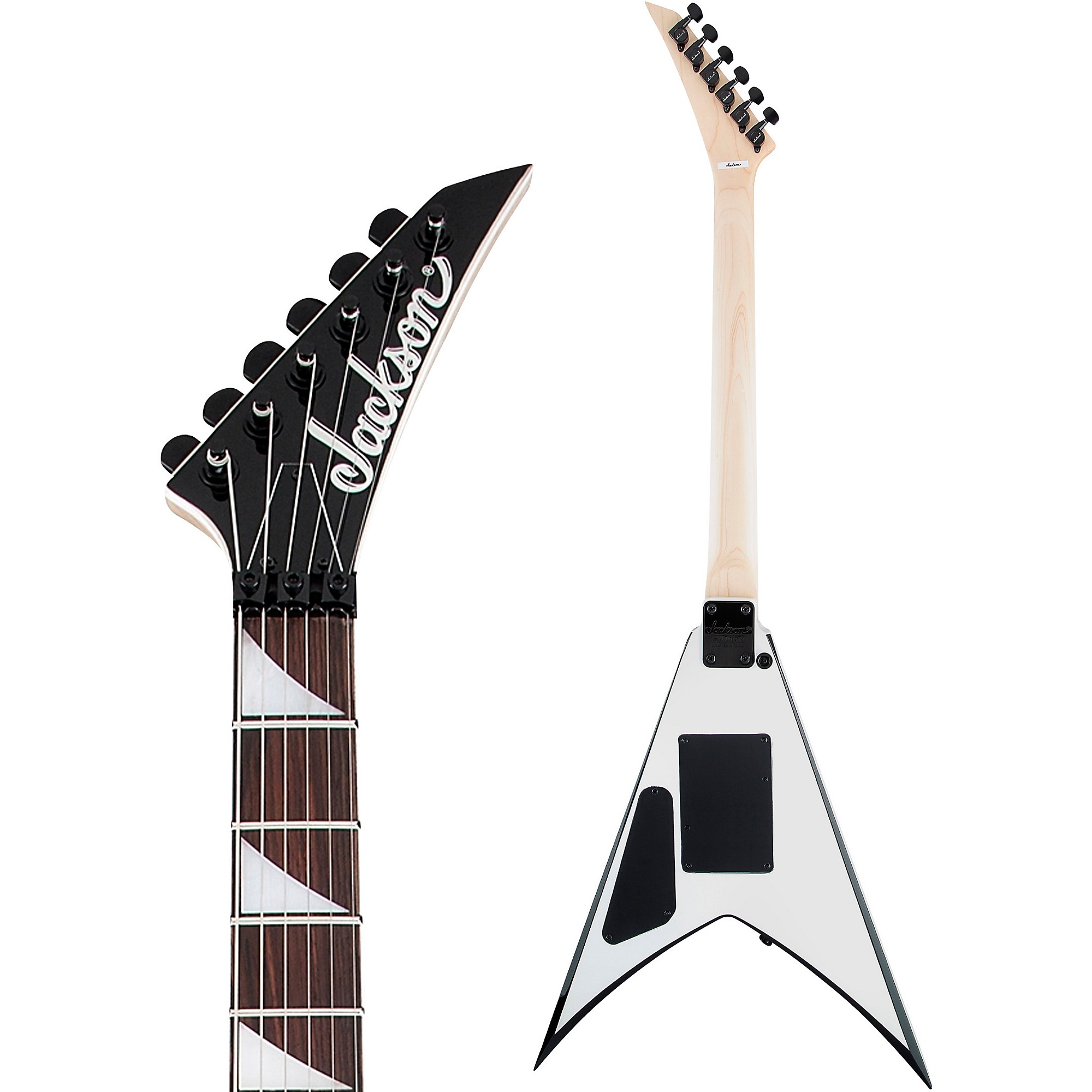 Jackson js32 king v white with black bevels hotsell