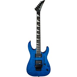 Jackson Dinky JS32Q DKA Arch Top Electric Guitar Transparent Blue