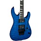 Jackson Dinky JS32Q DKA Arch Top Electric Guitar Transparent Blue