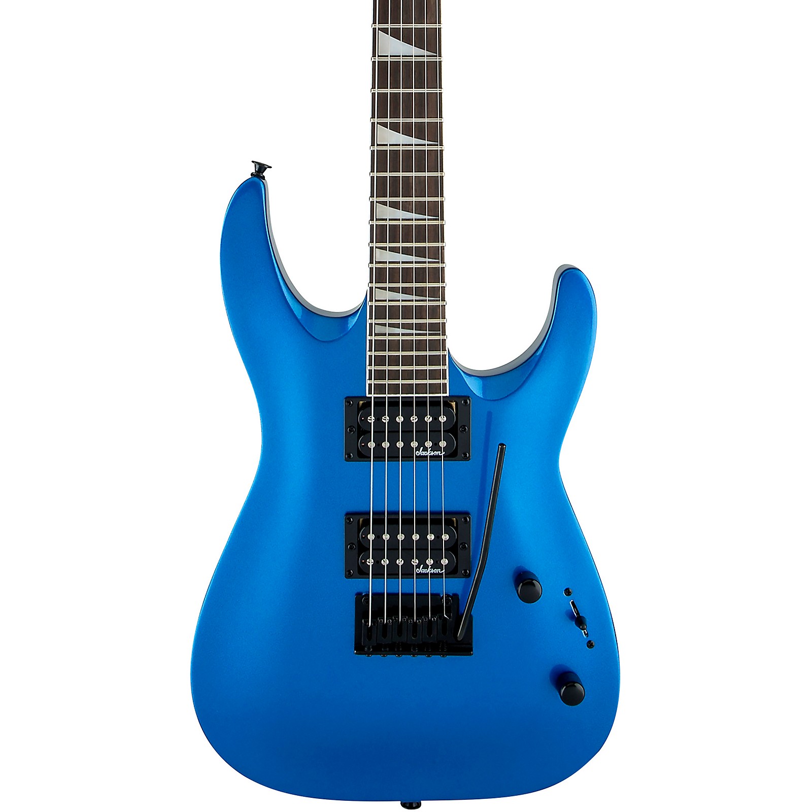 Presa entregar Trampolín Jackson Dinky JS22 DKA Arch Top Natural Electric Guitar Metallic Blue |  Guitar Center