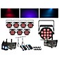 CHAUVET DJ Complete Lighting Package with Eight SlimPAR T12 BT and Two Hurricane 700 Fog Machines thumbnail