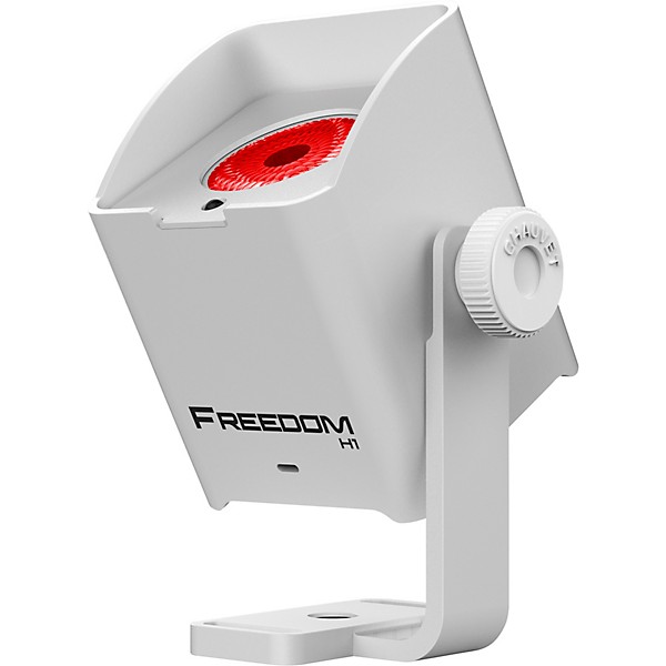 CHAUVET DJ Freedom H1 RGBAW+UV LED X4 Wireless Wash Lighting System with D-Fi, White