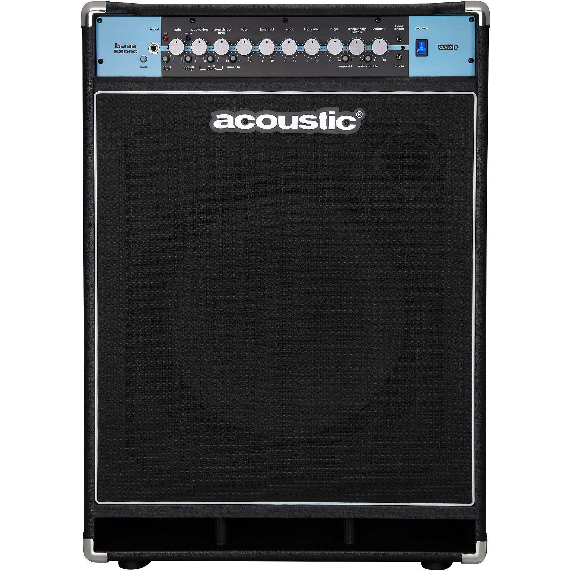 引き取り限定acoustic B300C ベース用アンプ Acoustic B300C 1X15 300W Bass Combo With Tilt-Back Cabinet