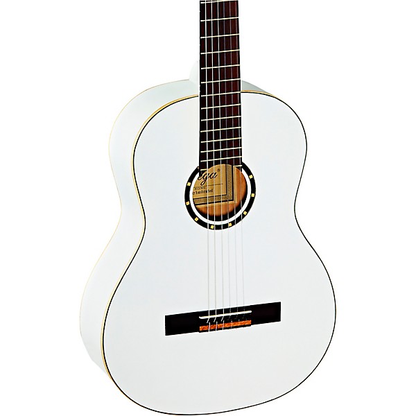 Open Box Ortega R121WH Full-Size Family Series Classical Guitar Level 1 White