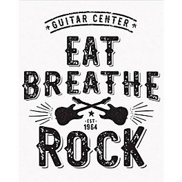 Guitar Center Eat Breathe Rock Est. 1964 Sticker