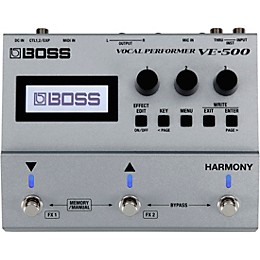 Open Box BOSS VE-500 Vocal Performer Effects Stompbox Level 1