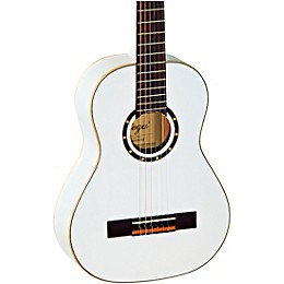Ortega R121 Family Series 1/2 Size Classical Guitar White