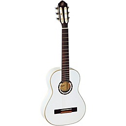 Ortega R121 Family Series 1/2 Size Classical Guitar White