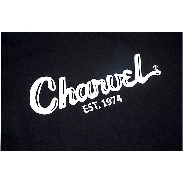 Charvel Toothpaste Logo Black T-Shirt Large