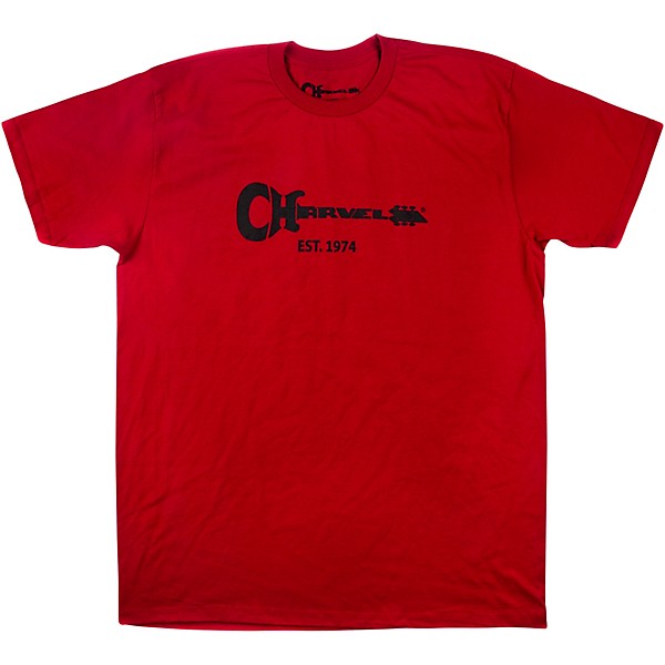 Charvel Guitar Logo Red T-Shirt Large