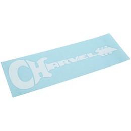 Charvel White Die Cut Sticker