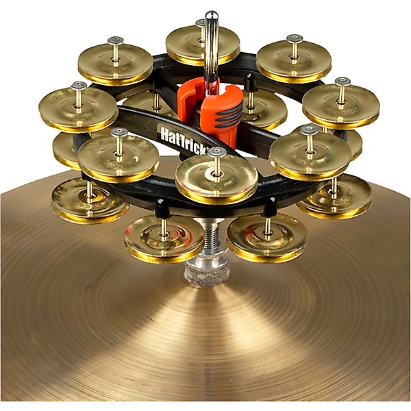 Rhythm Tech Double Hat Trick G2 Hi-Hat Tambourine 6 in. Brass